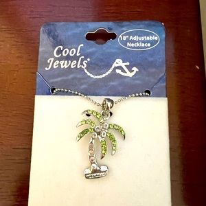 Palm tree Adjustable Necklace 18 inch